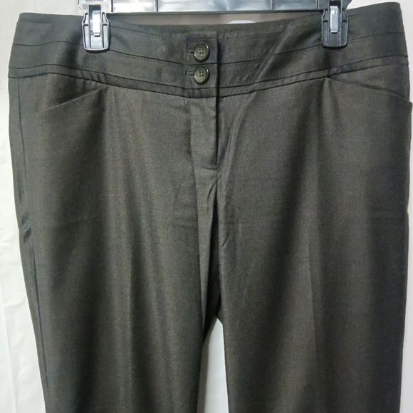 The Limited Drew Fit Pant Chocolate Brown Bootcut Trouser 12R - Picture 2 of 9